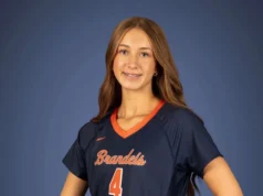 O calouro de Brandeis, Addison Wells, foi eleito o Atleta da Semana do Express-News