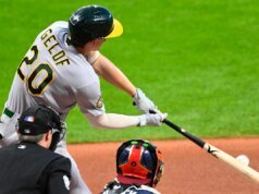 Os A’s perderam o quarto lugar para os Guardians por 5-3