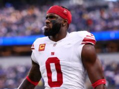 Lesões de Brian Burns e Andrew Thomas aumentaram os problemas dos Giants