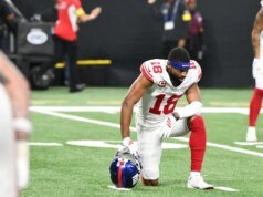 O New York Giants cortou Darius Slayton, seu jogador mais antigo
