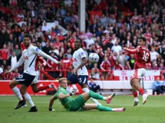 Obtenha classificação dos jogadores de Bentancur e Tonali 7.5 do Tottenham Hotspur no empate difícil contra o Nottingham Forest