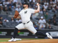 Carlos Rodon, dos Yankees, estabeleceu o recorde da franquia