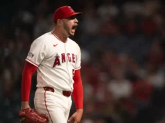 Os Angels conseguiram uma vitória dramática de retorno contra os Twins