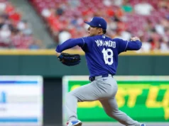 Imagem TST: Os Dodgers venceram os Reds por 4 a 0 no Great American Ball Park
