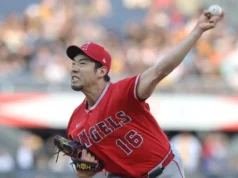 Os Angels ficaram atrás dos Pirates atrás de seis entradas de encerramento de Kikuchi