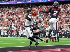Ja’Marr Chase encontrou a end zone duas vezes na semana 2 contra os texanos