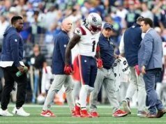 Patriots enfrentam preocupações com lesões de AJ Brown após derrota na abertura da temporada para Seahawks