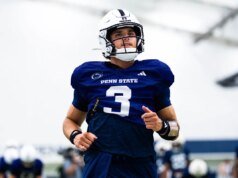 Futebol Penn State, capitão do time Matt Campbell x Marshall