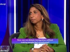 Momento da audiência do Question Time, membro negro diz a Suella Braverman que ela é ‘racista contra si mesma’ porque diz que não é inglesa