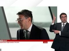 Os telespectadores da BBC ficaram chocados ao ver o ‘dublê’ de Andy Burnham apresentando a linguagem de sinais para o primeiro-ministro na tela