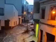 Dois mortos quando ‘mini-furacão’ atinge região turística da Espanha com previsão de mais chuva.