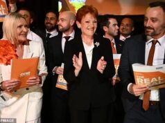 Mensagem de Barnaby Joyce aos críticos após One Nation visitar o escritório de Gina Rinehart: ‘Pare com eles se quiserem apoiar One Nation’