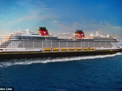 Disney revela seu incrível novo navio de cruzeiro – completo com um passeio aquático de 760 pés, sete piscinas e um Toy Story Wonderland
