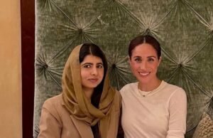 Meghan derrama o chá durante seu encontro com Malala Yousafzai: A Duquesa de Sussex revelou que doará o lucro líquido das vendas de geléia e chá de hoje para apoiar o Ever Malala Fund – dias depois que a dupla foi vista no Claridge’s