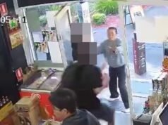 Adolescente de 13 anos é preso depois que um CCTV emerge de um adolescente que enfrenta acusações de roubo de álcool durante um terrível tumulto em uma loja de garrafas