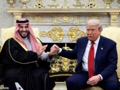 O príncipe herdeiro da Arábia Saudita, MBS, em pânico, ‘se muda para um palácio fortemente guardado com bunkers enquanto o ataque Houthi se intensifica’