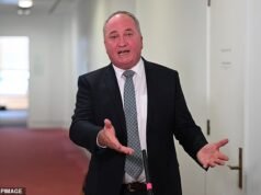 Barnaby Joyce revela movimento chocante para unir forças com os Verdes sobre a proibição da pena de morte na transmissão ao vivo nos EUA: ‘Equipe do anfiteatro romano’