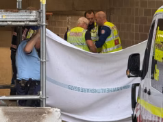 Trabalhadores vomitaram 11 andares no canteiro de obras de Bondi Junction enquanto equipes de emergência corriam para o local