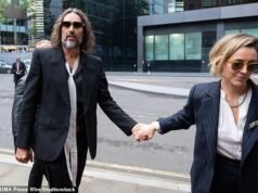 Seis mulheres são acusadas de terem atacado Russell Brand sem se conhecerem, ouviu um tribunal