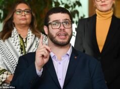 O senador verde Jordon Steele-John renunciou depois que membros do partido exigiram uma investigação sobre suposto comportamento em relação às mulheres