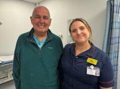 Carpenter, 62 anos, pai de dois filhos, recebeu um transplante que salvou vidas graças à nova tecnologia recorde do NHS que pode salvar até 750 vidas por ano