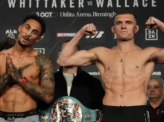 Resultados ao vivo de Ben Whittaker x Conor Wallace, atualizações rodada a rodada, caminhada no ringue, horário de início do eliminador do título