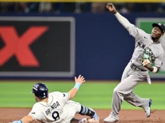 Os Yankees cometeram 3 erros de primeira entrada no jogo 2 do ALDS contra os Rays