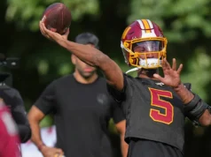 Com os Commanders descartando Jayden Daniels, confirme que Marcus Mariota começará em Londres na Semana 4 contra os Colts.