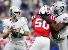 Raiders QB Fernando Mendoza teve uma estreia sólida na NFL na hora do lixo contra os Patriots, mas o trabalho de Kirk Cousins agora está seguro