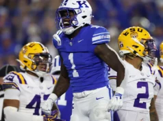 A decisão de 2 pontos do Kentucky valeu a pena com uma vitória por 35-34 na prorrogação sobre o número 10 da LSU