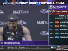 Derrick Henry guardou os recibos, criticando a mídia local por prever uma derrota dos Ravens