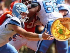 O locutor da ESPN compara Billy Edwards Jr. da UNC ao café da manhã de hotel no microfone quente