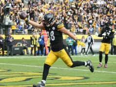 Pat Freiermuth, do Steelers, anunciou o Braves TE após a vitória da semana 5 contra os Colts