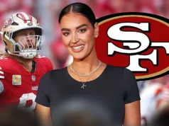 Assista Claire Kittle chiar em Seattle, estrela de Wounded de 49 anos, WAGs caindo dos sofás