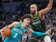 Com LaMelo Ball dos Timberwolves, Rudy Gobert está começando a desenvolver uma química assustadora