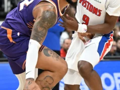 Auser Thompson e Ebuka Okorie se exibem na abertura da pré-temporada do Pistons