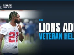 O Detroit Lions fez mudanças no elenco na véspera do confronto contra os Cardinals