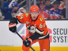 A seqüência de seis jogos consecutivos de Granlund termina quando o capitão dos Ducks chega à lista de IR