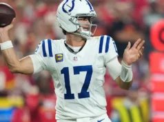 Daniel Jones, dos Colts, está se aproximando de um ritmo baixo na carreira no departamento de passes