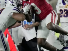 O status de Wisconsin RB Abu Sama permanece questionável para o estado de Michigan