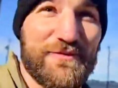 Um canadense sem-teto perseguiu Sean Strickland durante as filmagens