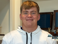 Flórida homenageia J.D. Lane como 2027 Navy All-American