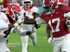 Reação instantânea à derrota entre Alabama e Geórgia em um confronto entre os 10 melhores
