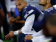 A discussão acalorada de Dak Prescott com o crítico dos Cowboys após a derrota dos Bucs se torna viral