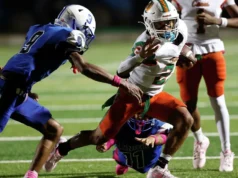 Sam Houston reprime o ataque apressado de Lanier para vencer o Distrito 14-5A-II