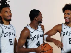 Spurs revela a escalação de três guardas de De’Aaron Fox, Stephen Cassel e Dylan Harper Against Suns