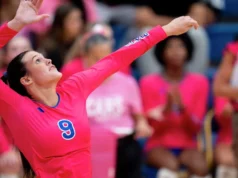 McKenna Gobbin, de Clemens, foi eleita a melhor jogadora de vôlei da semana