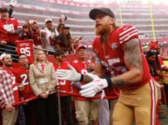 O jogo dos 49ers contra o Denver pode ter sido o segundo mais quente no Levi’s Stadium
