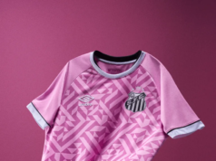 Santos FC e Umbro revelam a camisa rosa especial do outubro de 2026