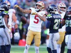 Mike Evans já se envolveu na história do jogador de 49 anos com um dia épico contra os Seahawks.